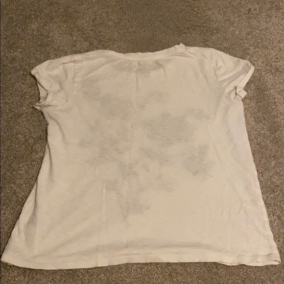 White embroidered t shirt - Picture 3 of 3